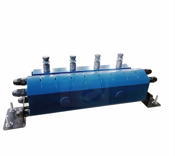 Hydraulinen synkroninen 2 in 4 ulos vaihteen virtauksen jakaja